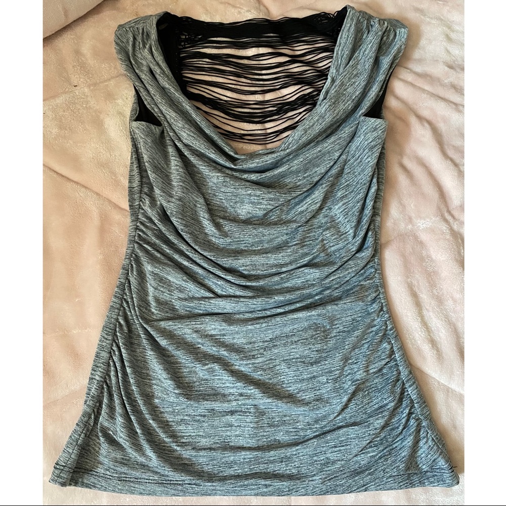Size S Black & Gray Tank Top